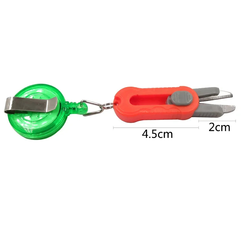 OUTKIT 1pcs Mini Flexible Scissors Fishing Line Cutter Nylon Carbon Wire Line cut Pliers scissors clippers Fish tackle Lure Tool