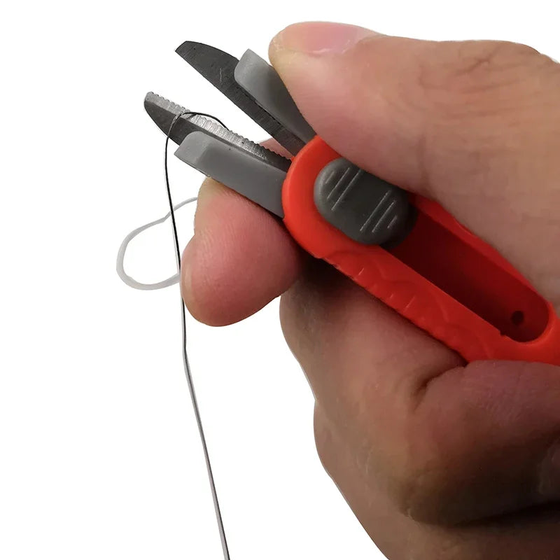 OUTKIT 1pcs Mini Flexible Scissors Fishing Line Cutter Nylon Carbon Wire Line cut Pliers scissors clippers Fish tackle Lure Tool