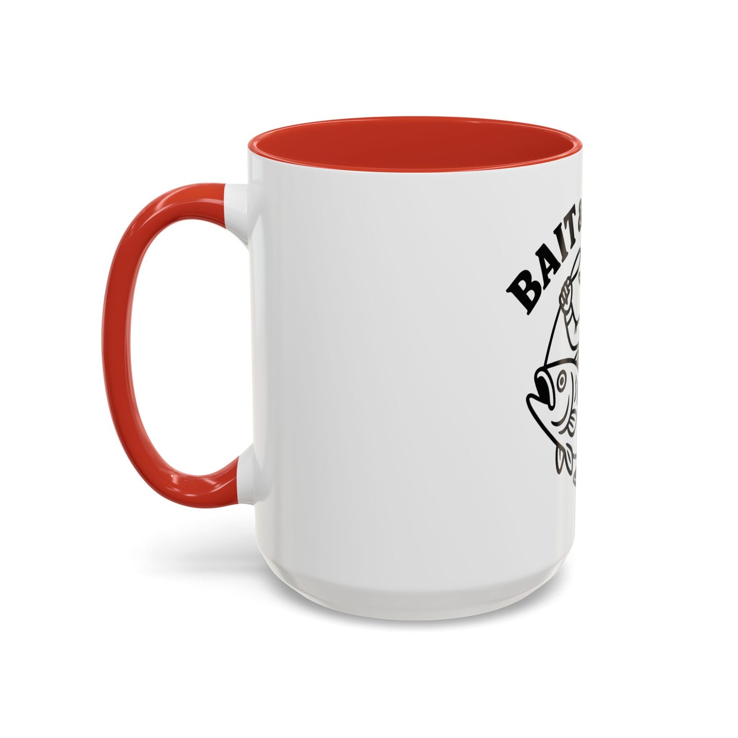 Bait & Spurs Coffee Mug — Cowboy Fishing Graphic Accent Mug (11/15oz)