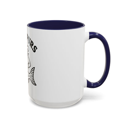 Bait & Spurs Coffee Mug — Cowboy Fishing Graphic Accent Mug (11/15oz)