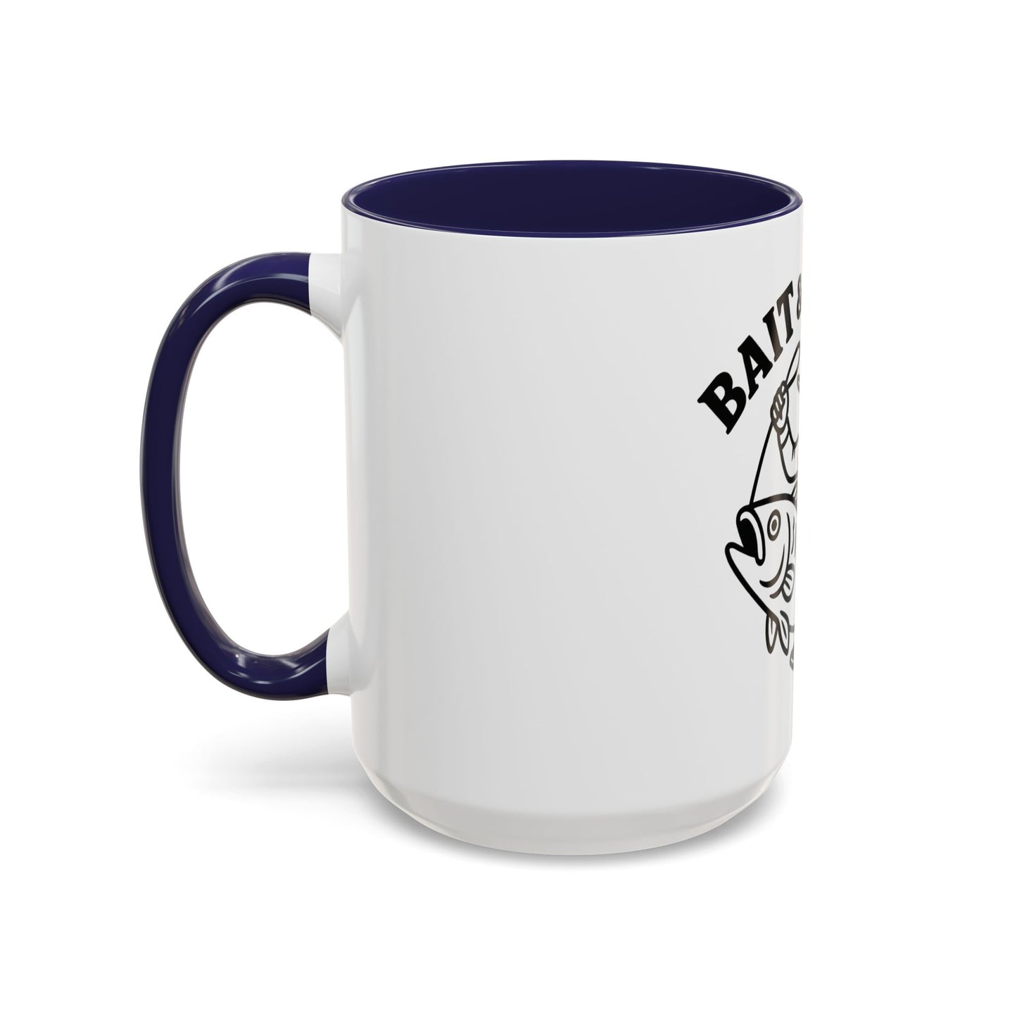 Bait & Spurs Coffee Mug — Cowboy Fishing Graphic Accent Mug (11/15oz)