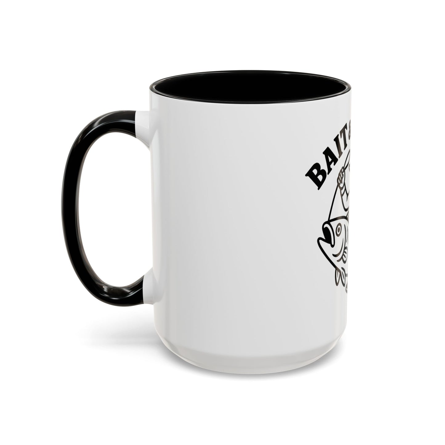 Bait & Spurs Coffee Mug — Cowboy Fishing Graphic Accent Mug (11/15oz)