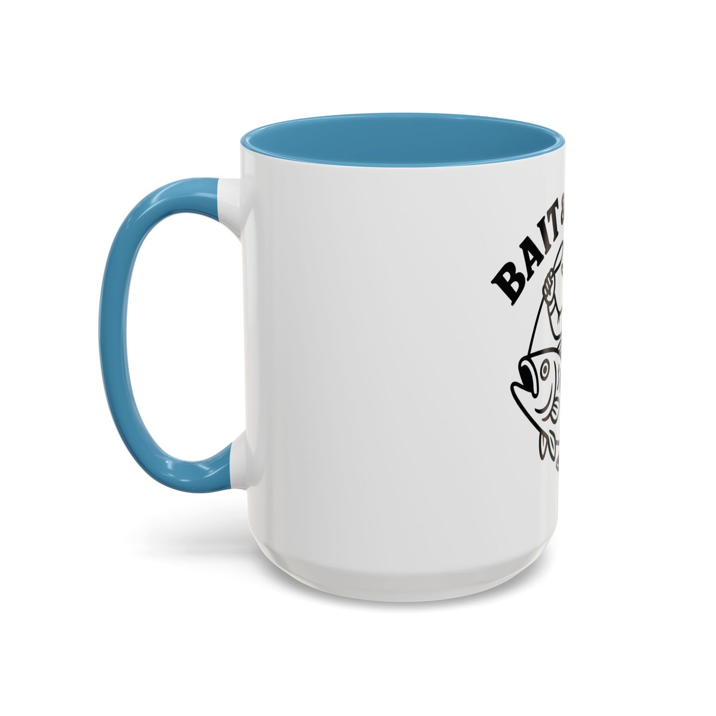 Bait & Spurs Coffee Mug — Cowboy Fishing Graphic Accent Mug (11/15oz)