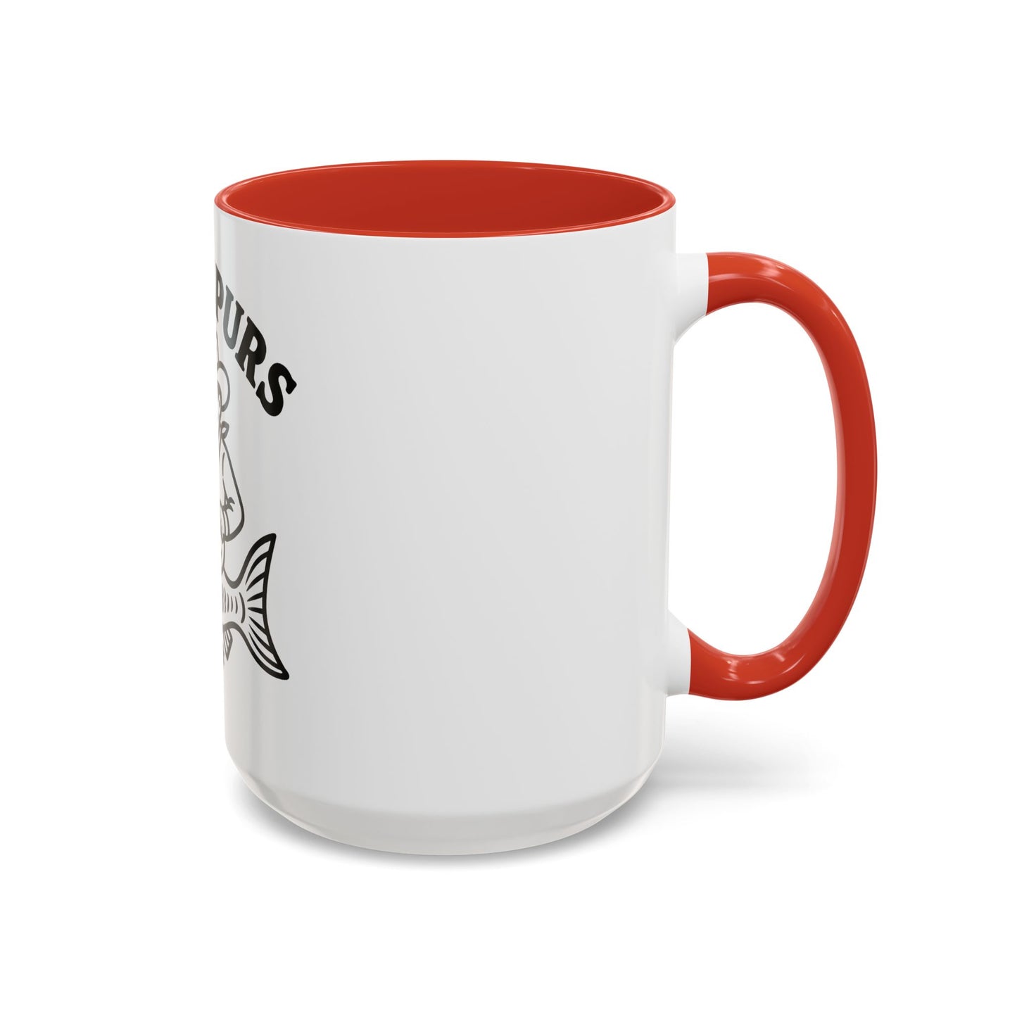 Bait & Spurs Coffee Mug — Cowboy Fishing Graphic Accent Mug (11/15oz)