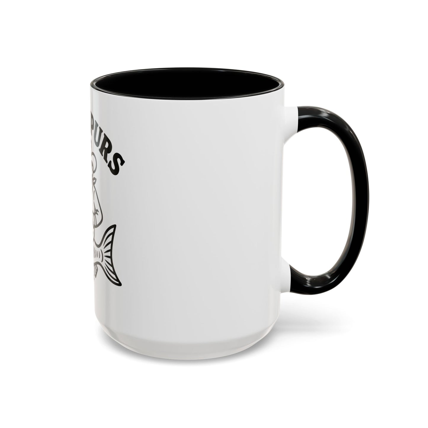 Bait & Spurs Coffee Mug — Cowboy Fishing Graphic Accent Mug (11/15oz)