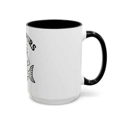 Bait & Spurs Coffee Mug — Cowboy Fishing Graphic Accent Mug (11/15oz)
