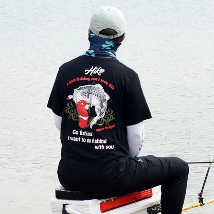 Old Season Outdoor Summer Fishing Clothes T-shirt Short-sleeved Men's Korean Version Luya Special Fishing Clothes