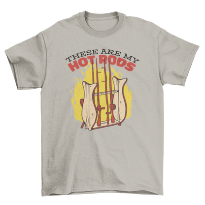 Hot rods fishing t-shirt