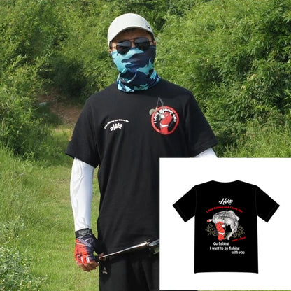 Old Season Outdoor Summer Fishing Clothes T-shirt Short-sleeved Men's Korean Version Luya Special Fishing Clothes
